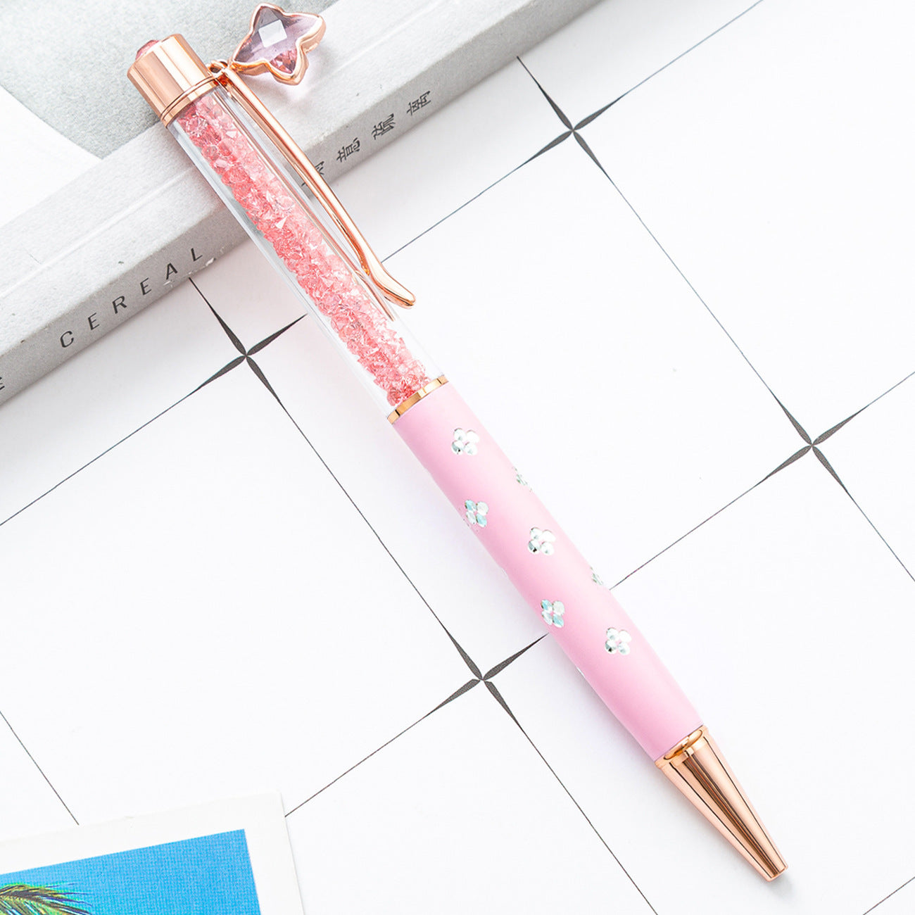 Metal al por mayor de cuatro hojas de hierba colgante de bola de bola