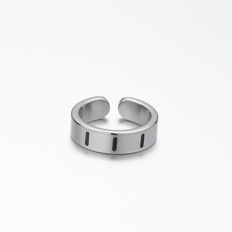 Wholesale Lucky Angel Numbers Stainless Steel Rings