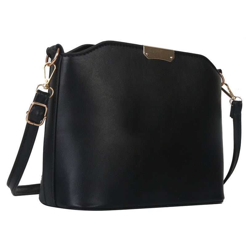 Wholesale PU Solid Color Shoulder Bag