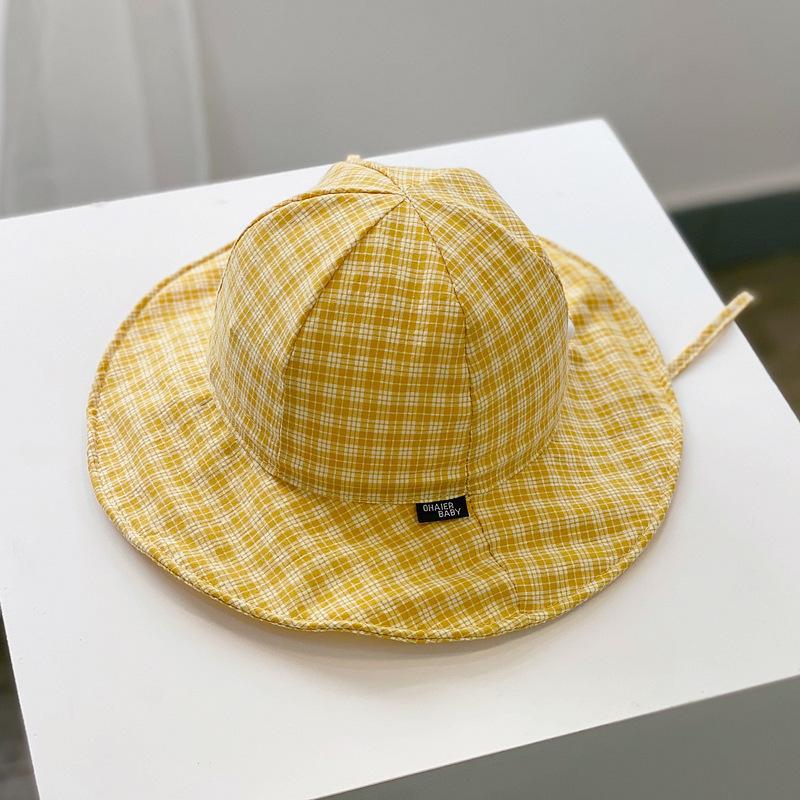 Wholesale Kids Sunshade Big Brim Wool Bucket Hat