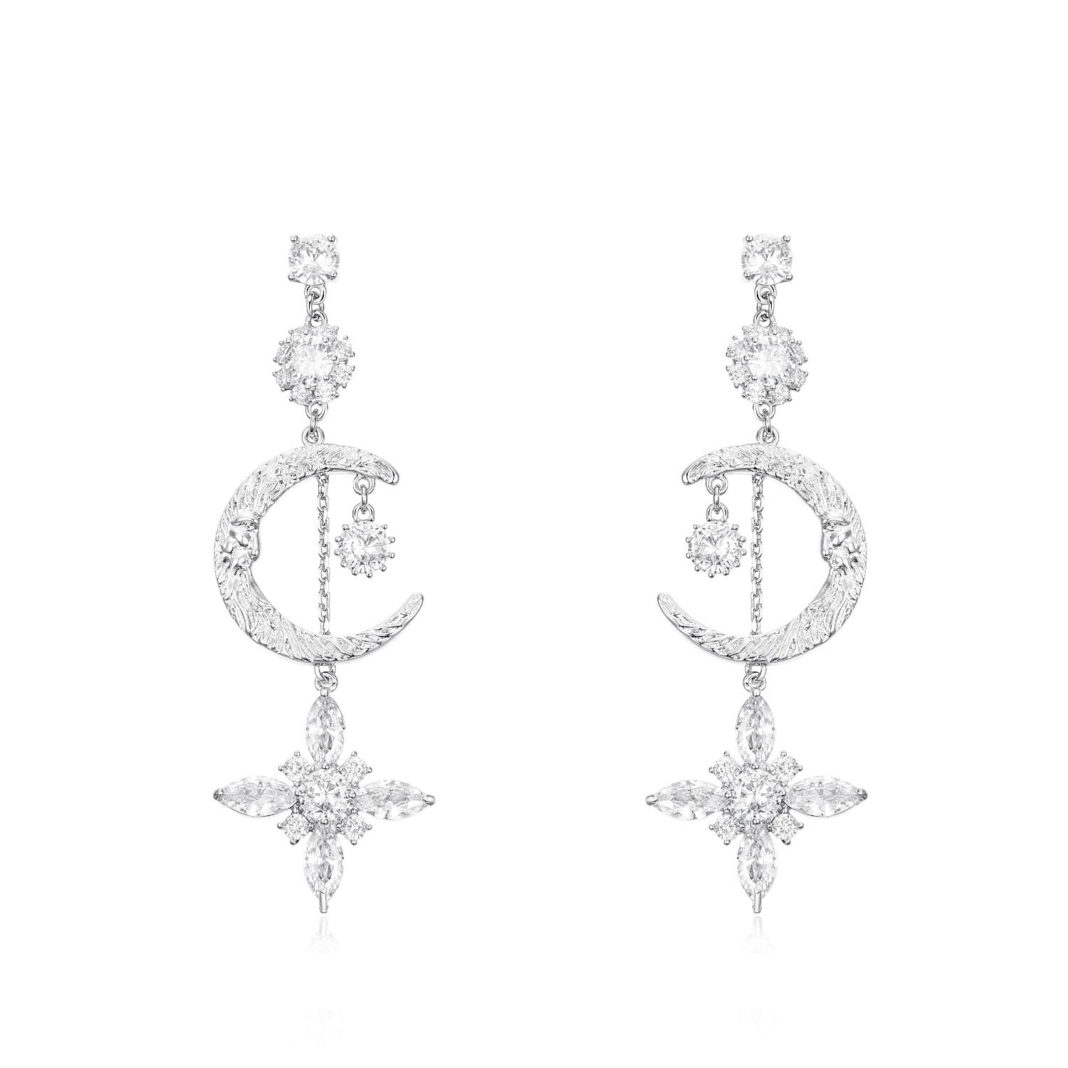 Wholesale Jewelry Jewelry Tassel Zircon Copper Earrings