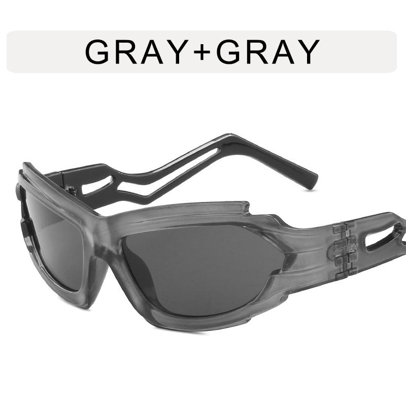 Wholesale Futuristic Riding PC Men's Sunglasses
