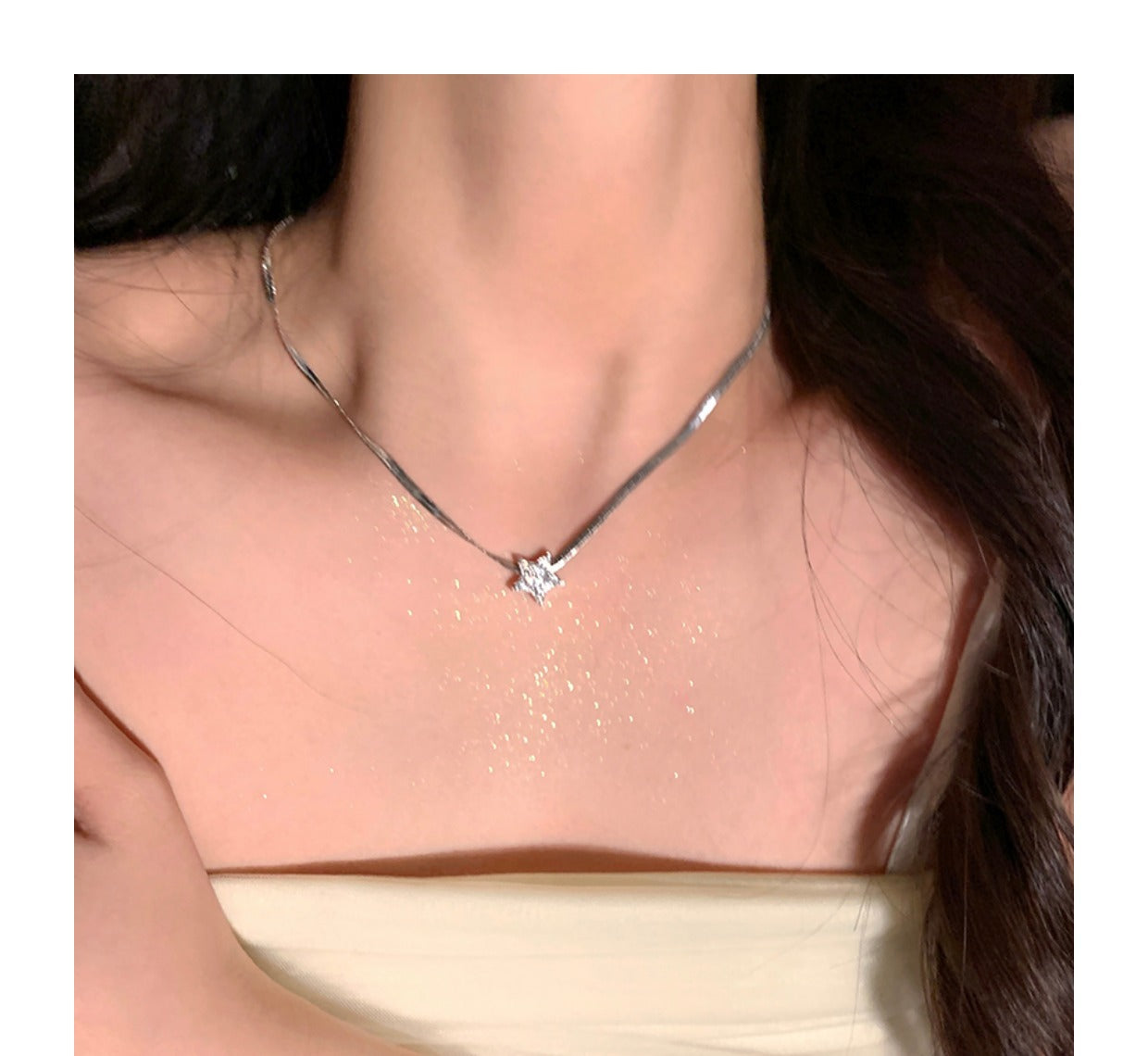 Collares de aleación de serpientes estrellas al por mayor