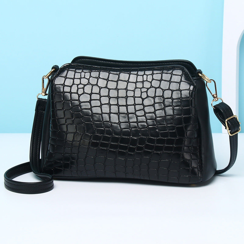 Wholesale Vintage Stone Pattern PU Shoulder Bag