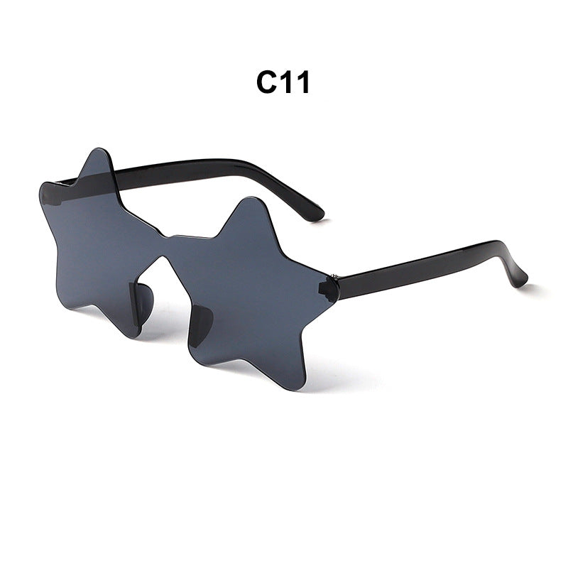 Wholesale PC Star Sunglasses Integrated Frameless Sunglasses