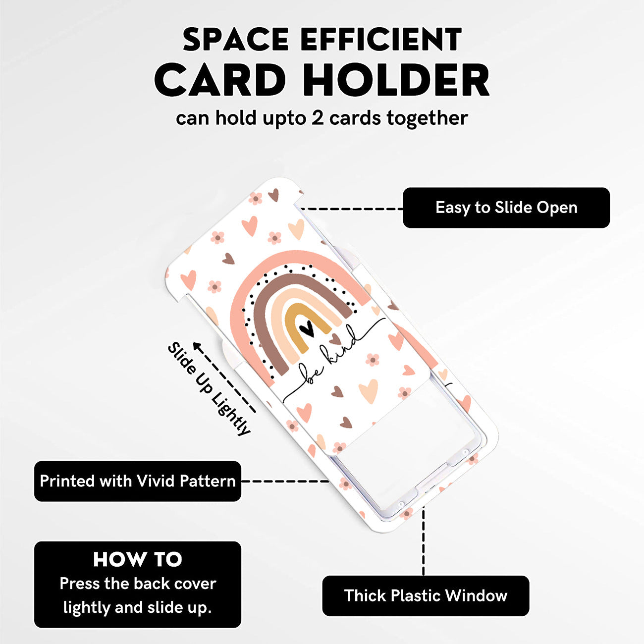 Cadena de llave del soporte de plástico del arco iris al por mayor