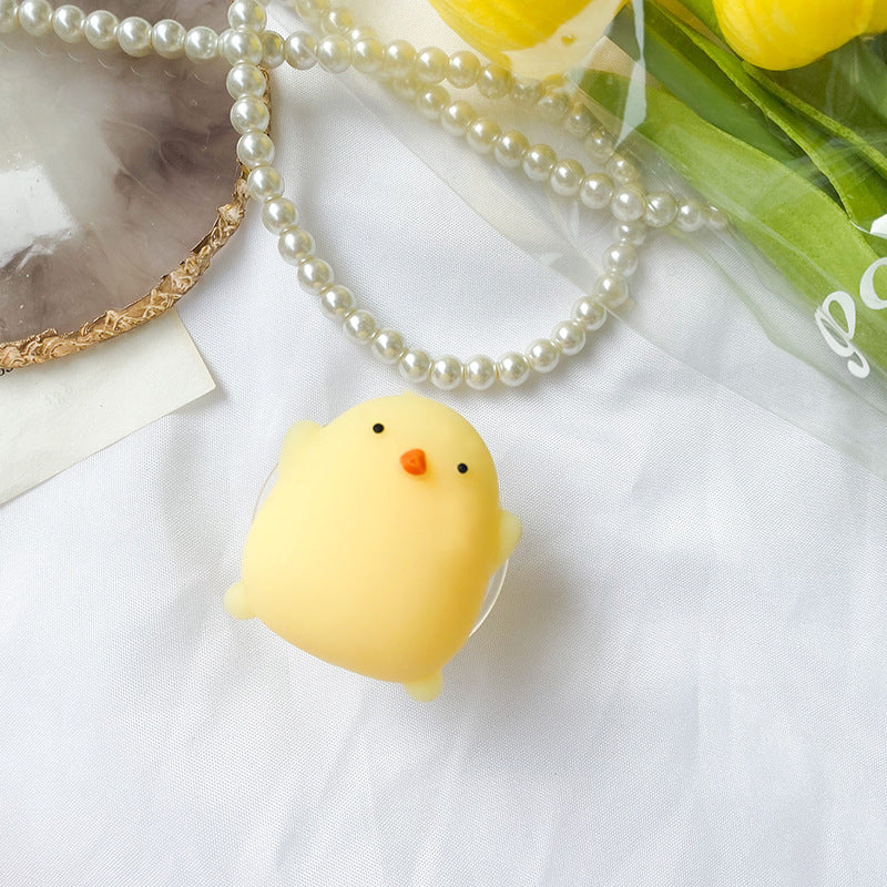 Tenedor elástico suave del teléfono móvil del airbag de la descompresión linda al por mayor del silicón