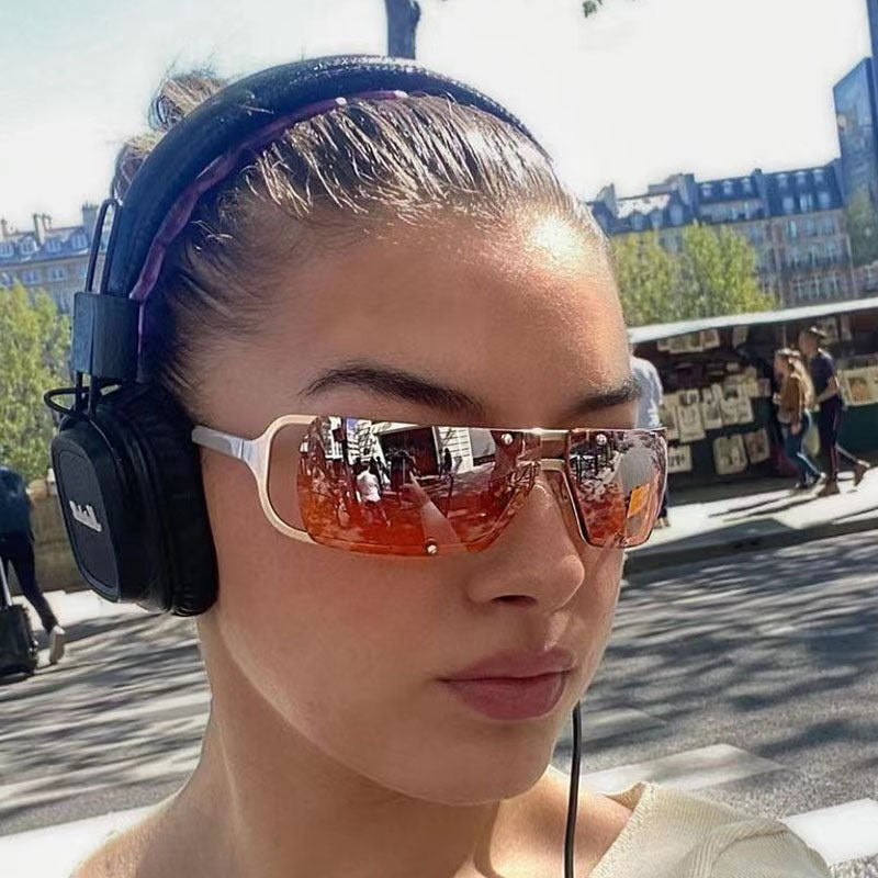 Wholesale Y2K Metal PC Sunglasses