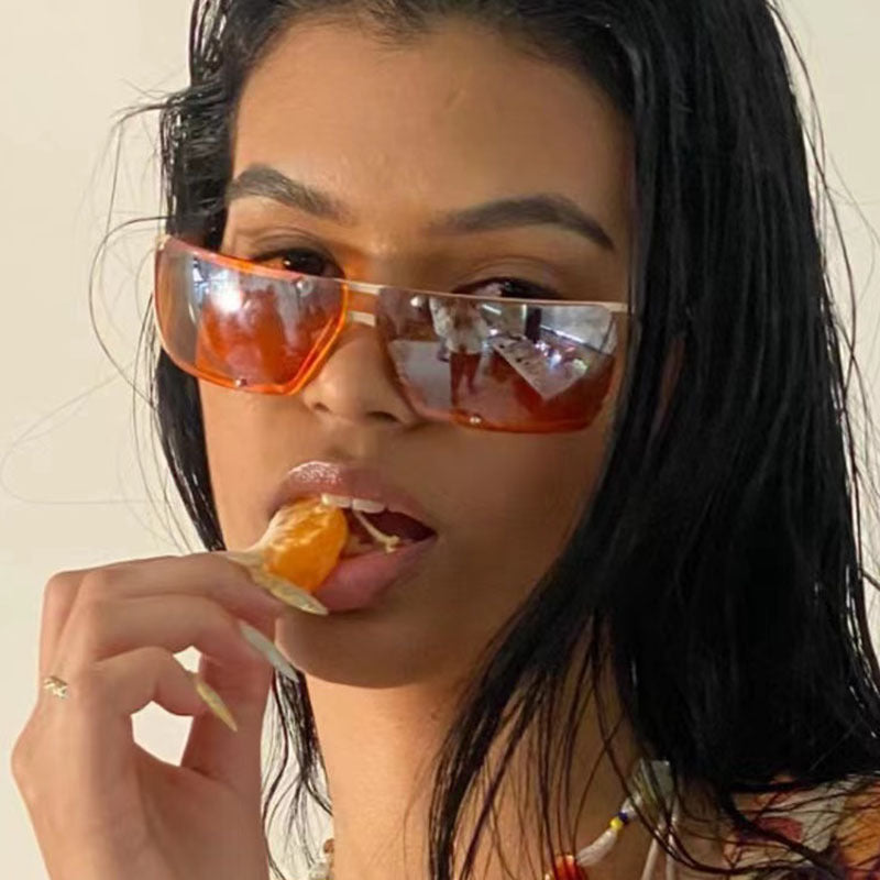 Wholesale Y2K Metal PC Sunglasses