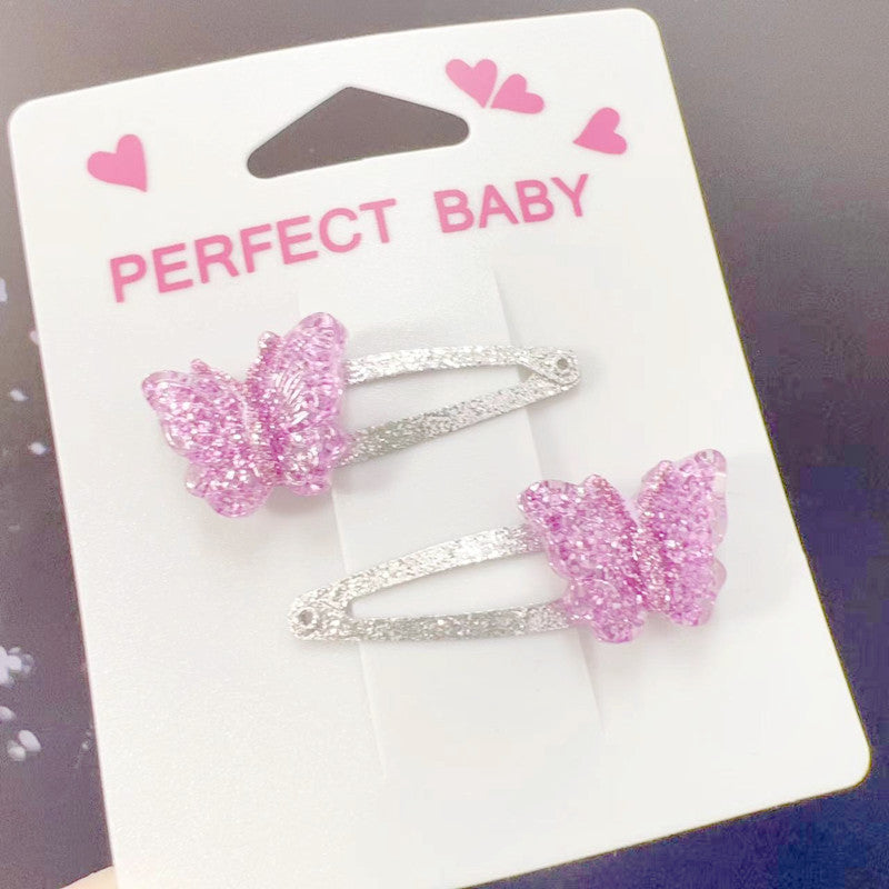 Wholesale 4CM Swan Daisy Bow Knot Hair Clip Set For Kids