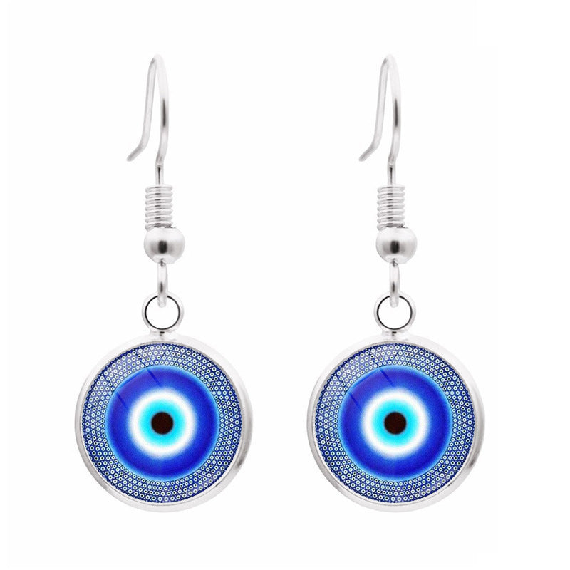 Pendientes al por mayor de metal de ojo malvado