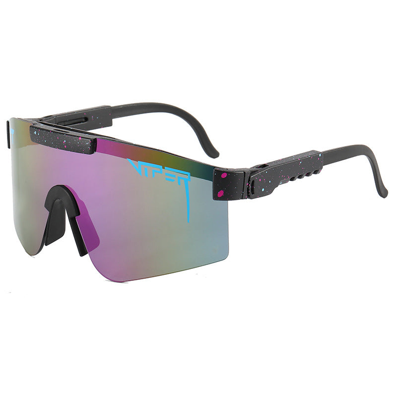 Wholesale PC Large Frame Colorful Cycling Sunglasses 12PCS