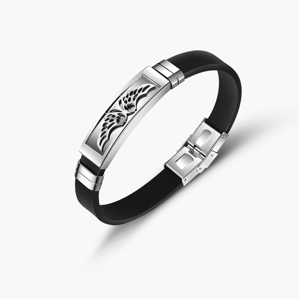 Wholesale Hollow Out Men's Bracelet Stainless Steel