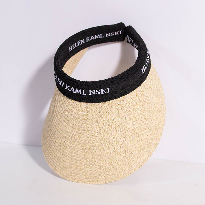 Wholesale Topless Sunscreen Straw Caps