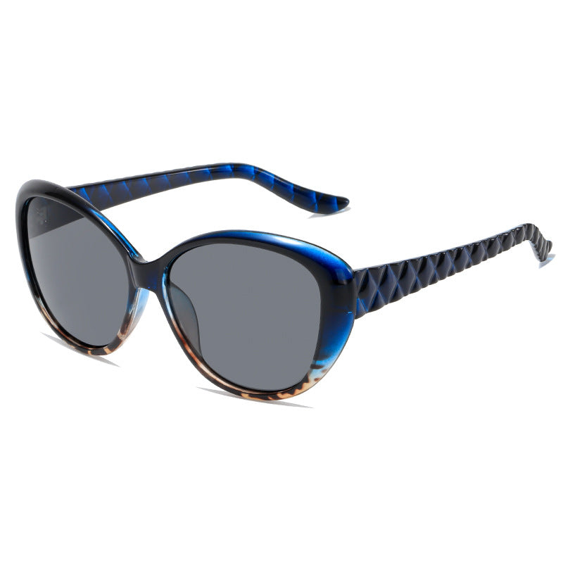 Wholesale Retro Round Big Frame PC Sunglasses