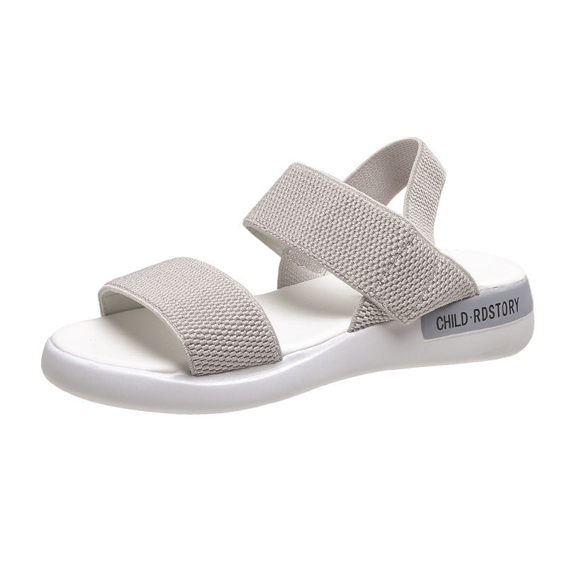 Sandalias deportivas elásticas elásticas de goma al por mayor