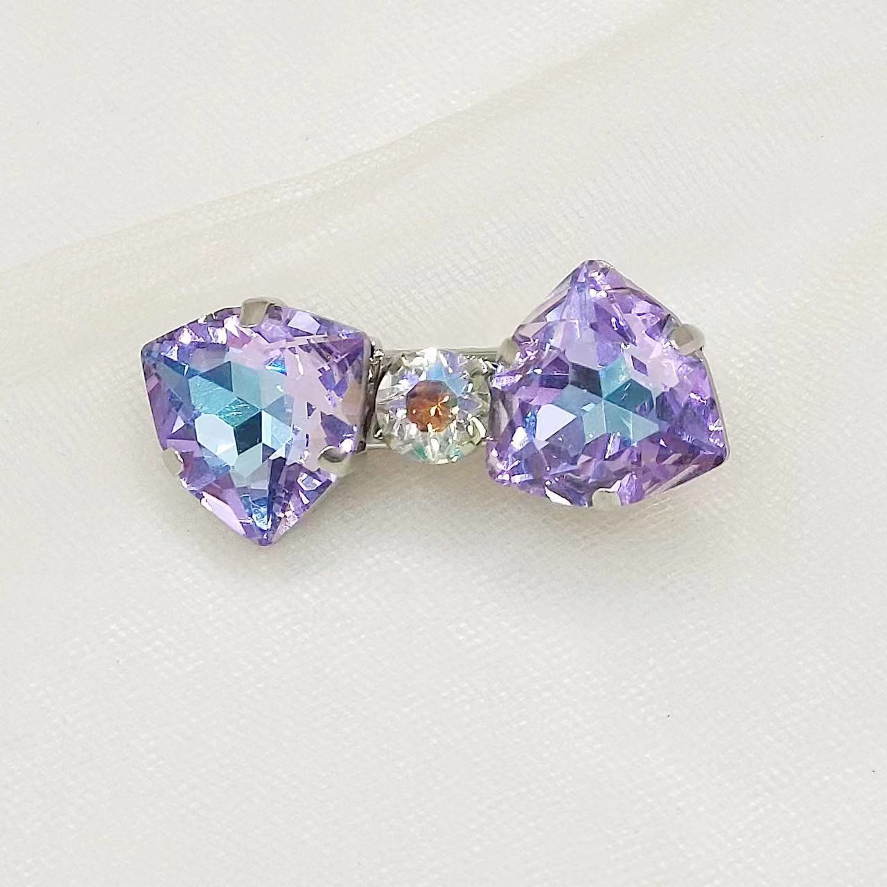 Wholesale Bow Crystal Hair Clips