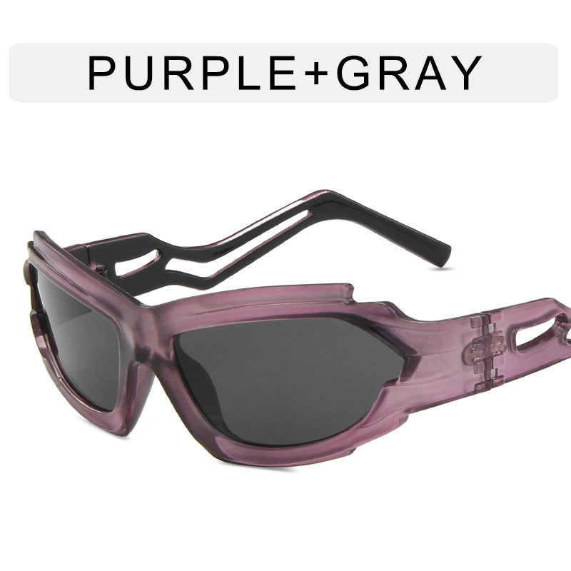 Wholesale Futuristic Riding PC Men's Sunglasses