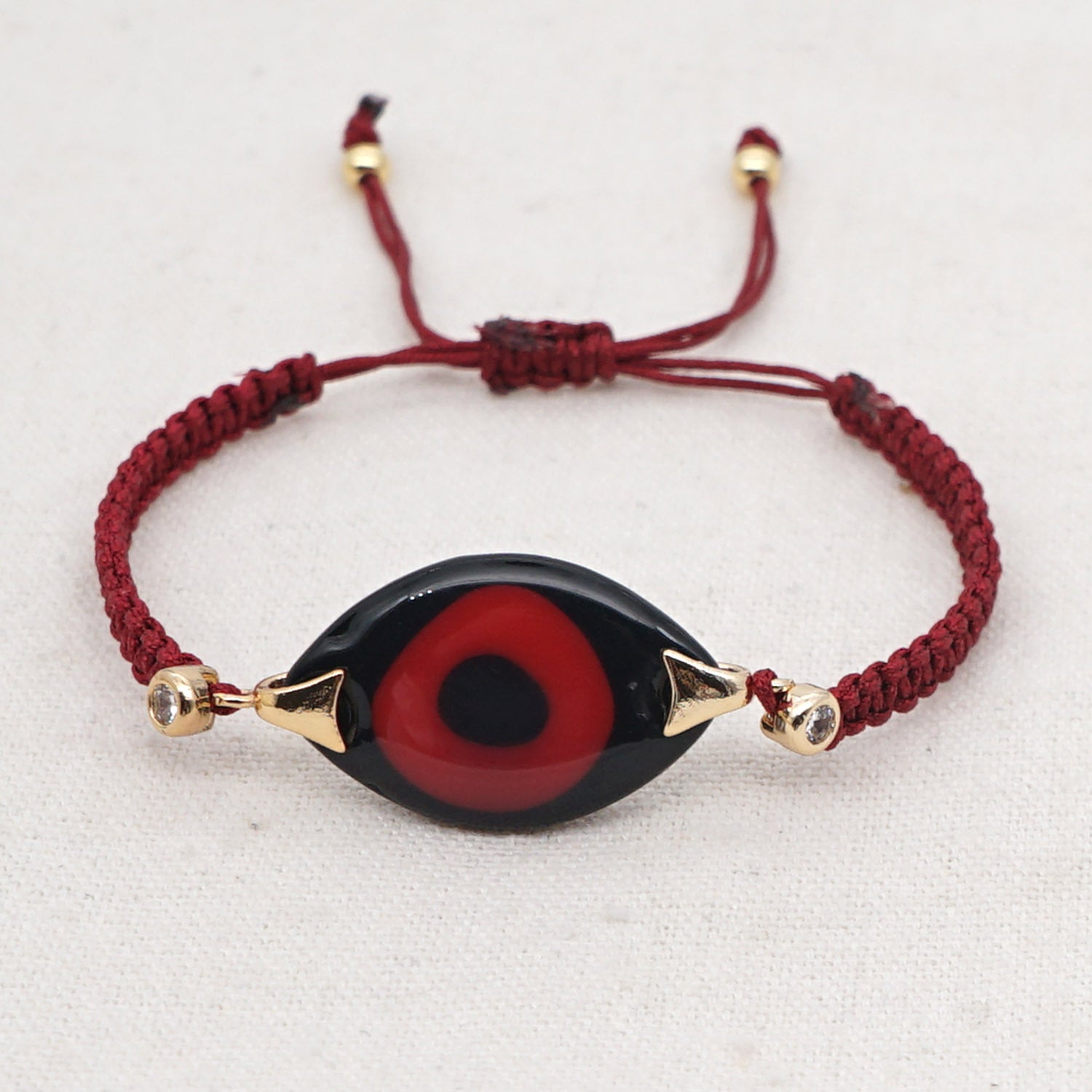 Wholesale Bohemian Ethnic Evil Eye Glass Bracelet