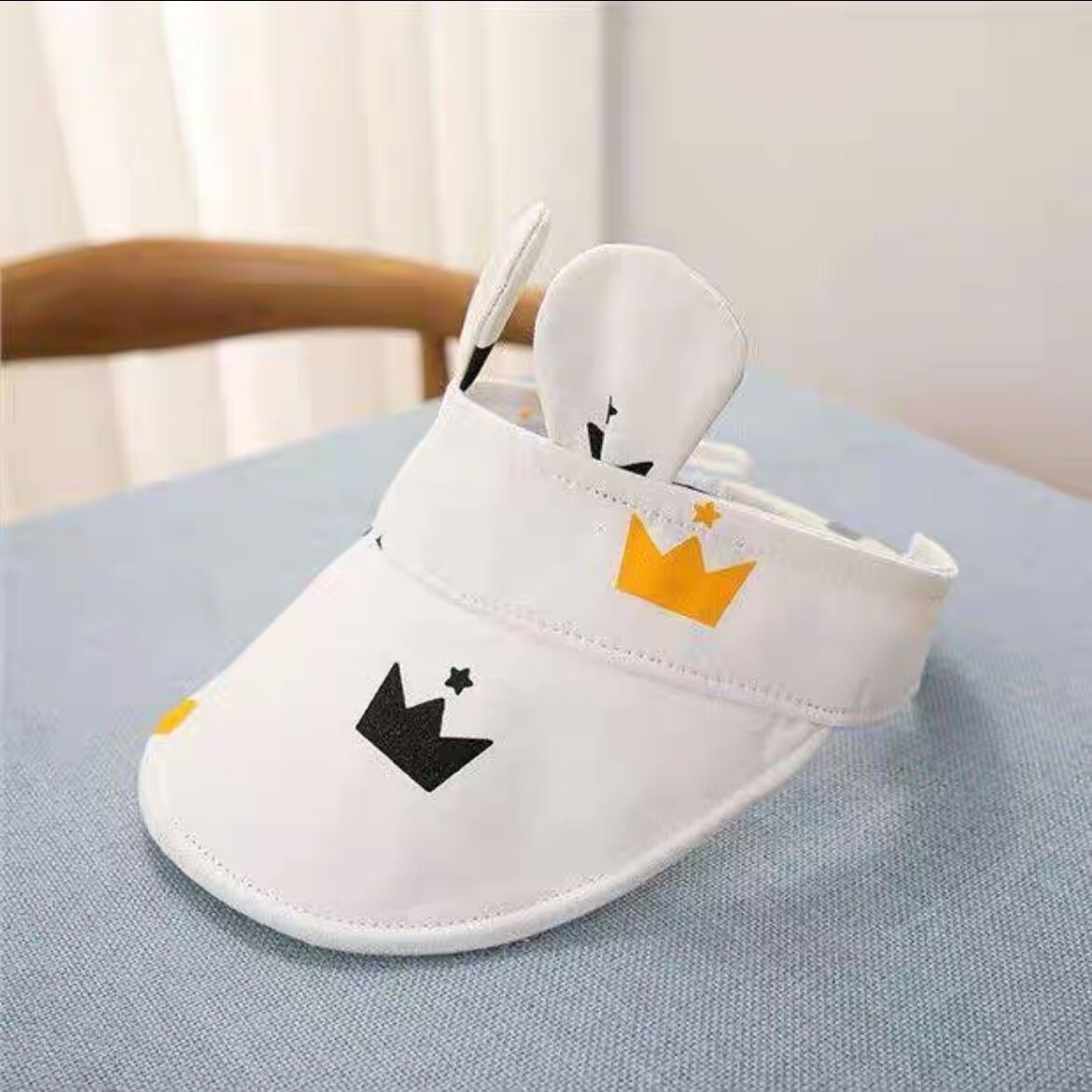 Wholesale Cotton Summer Thin Children's Large Brim Empty Top Sun Visor Hat