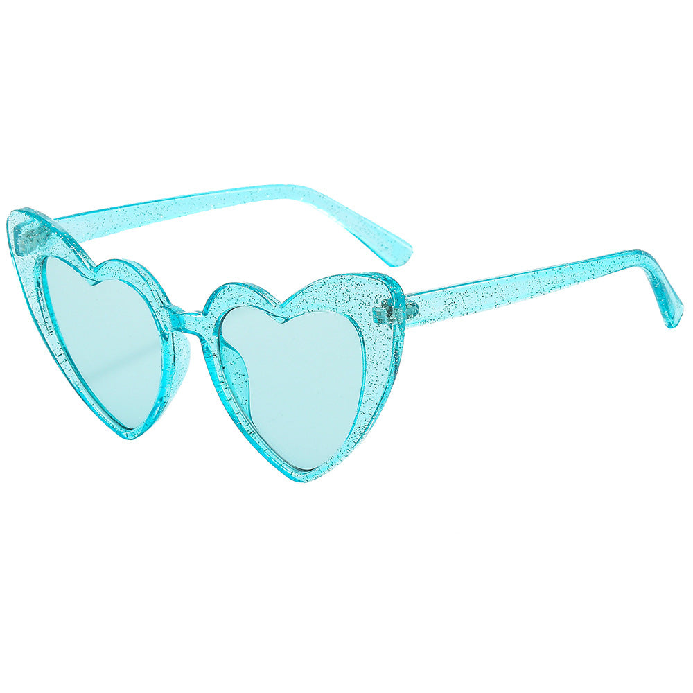 Wholesale PC Transparent Frame Love Sunglasses