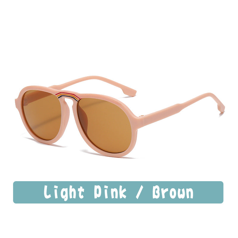 Venta al por mayor Gafas de sol para niños Rainbow AC