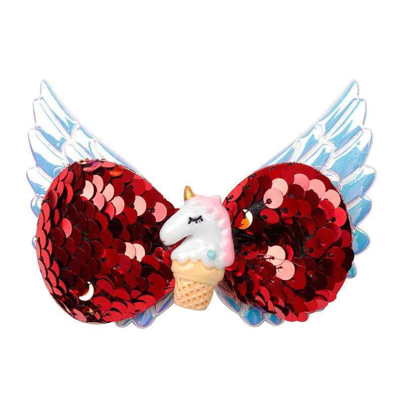 Wholesale 10PCS Milu Single Horned Orc Leather Hair Clips