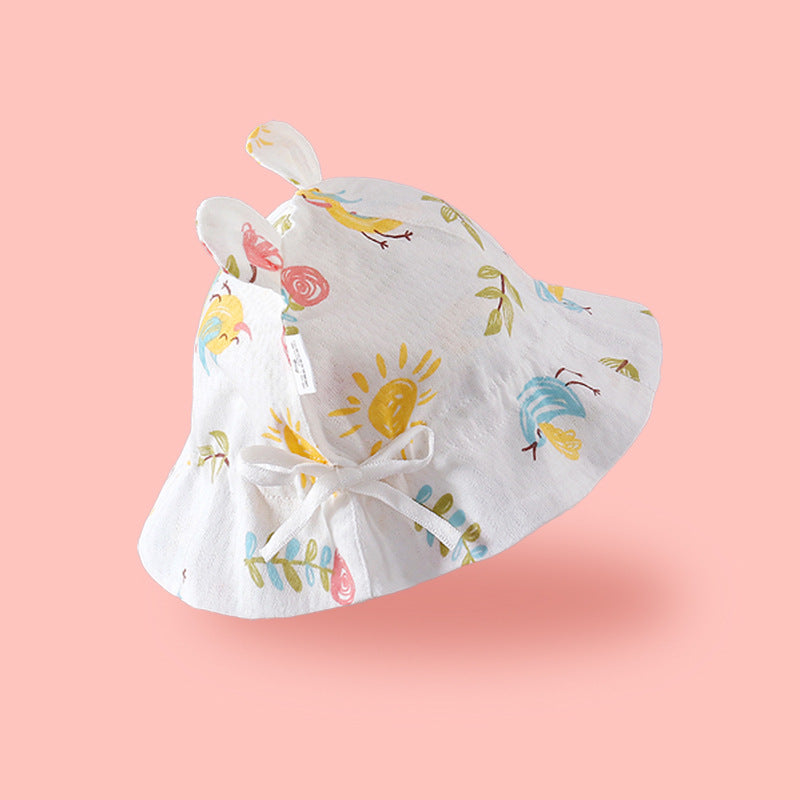 Wholesale Cotton Embroidered Baby Fisherman Hats