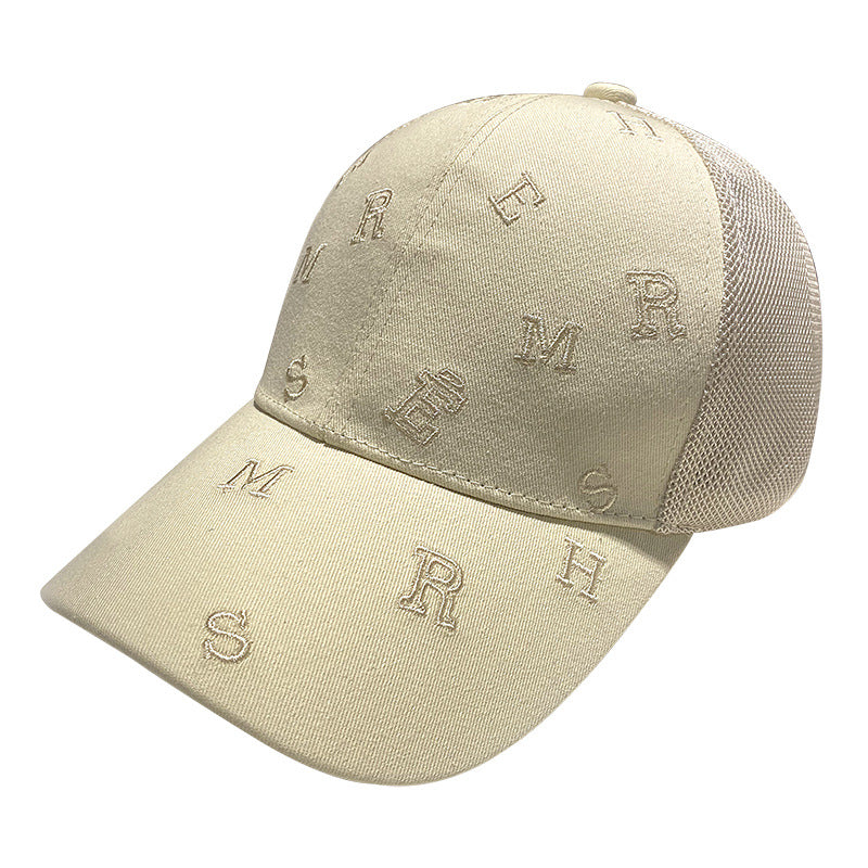 Wholesale Cotton Monogram Embroidered Mesh Cap