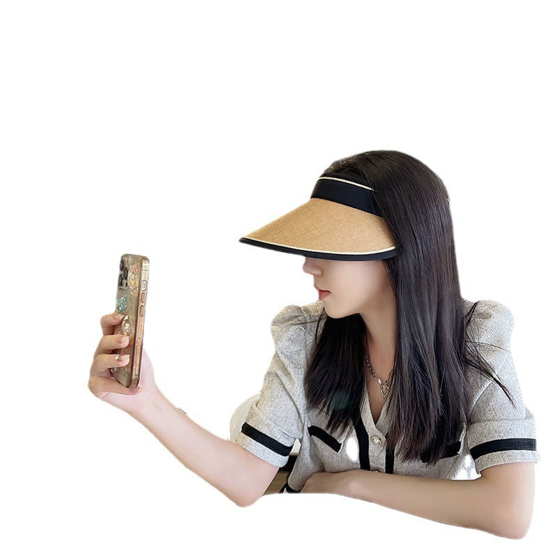 Venta al por mayor Sombrero vacío de ala ancha de vinilo