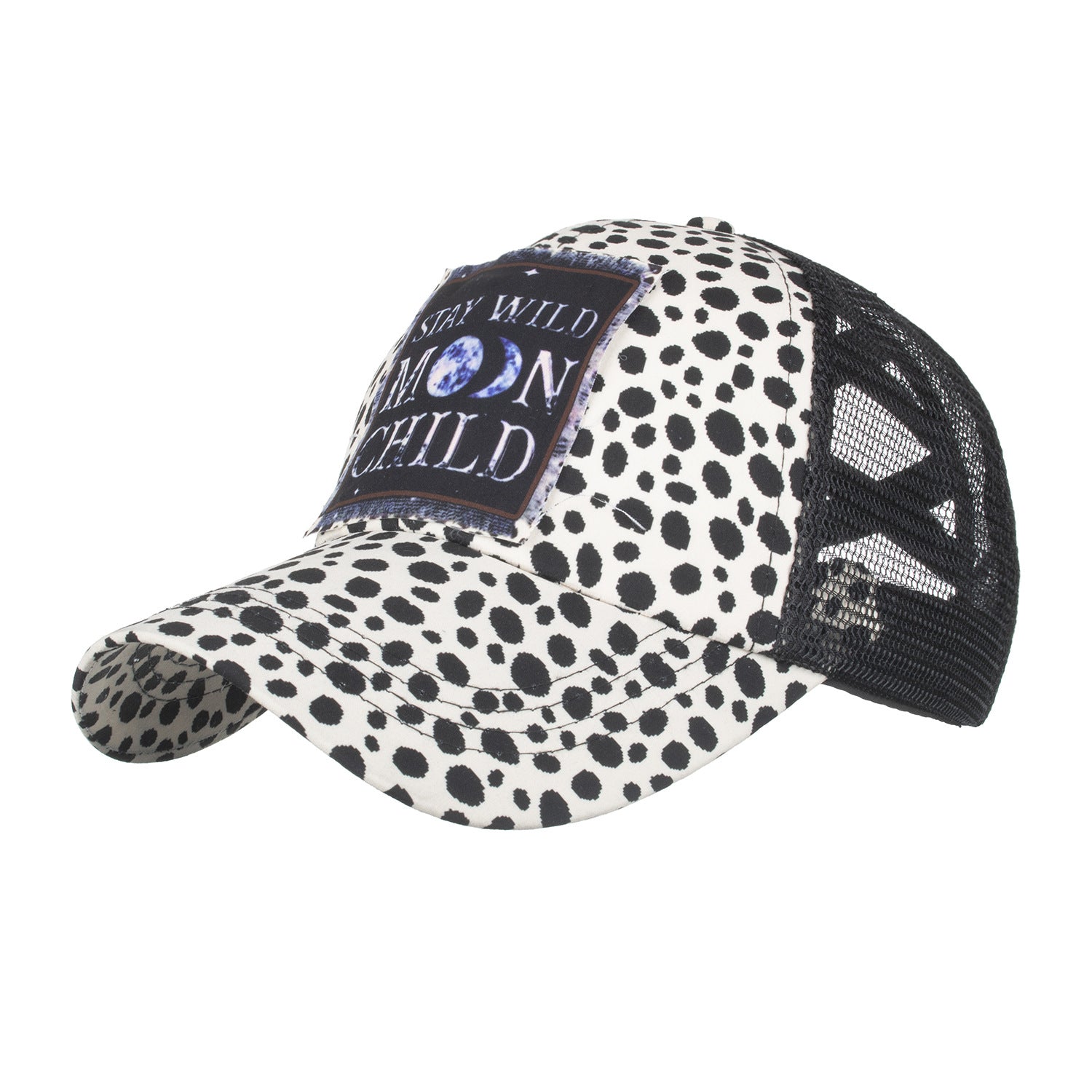 Wholesale Polyester Elastic Mesh Ponytail Baseball Cap