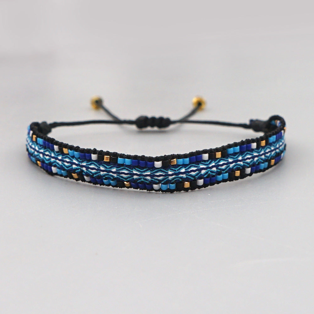 Venta al por mayor de joyas Bohemian Rainbow Miyuki Beads Bracelet