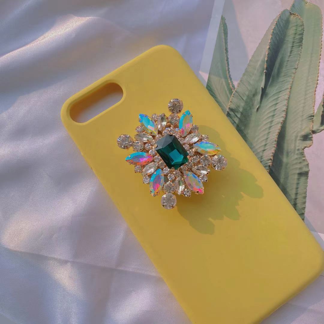 Soporte colorido al por mayor del teléfono móvil de la bolsa de aire del diamante