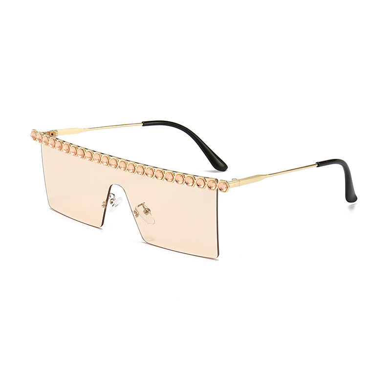 Wholesale PC Square Frameless Unisex Sunglasses