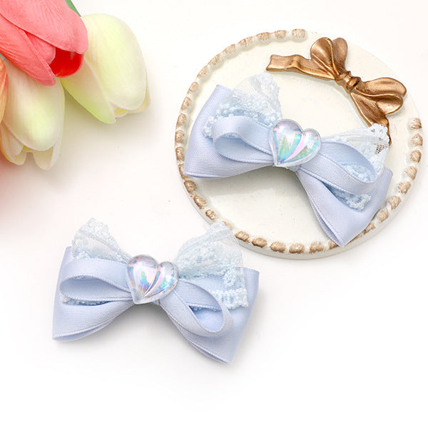 Wholesale Children's Mesh Bow Hair Clips