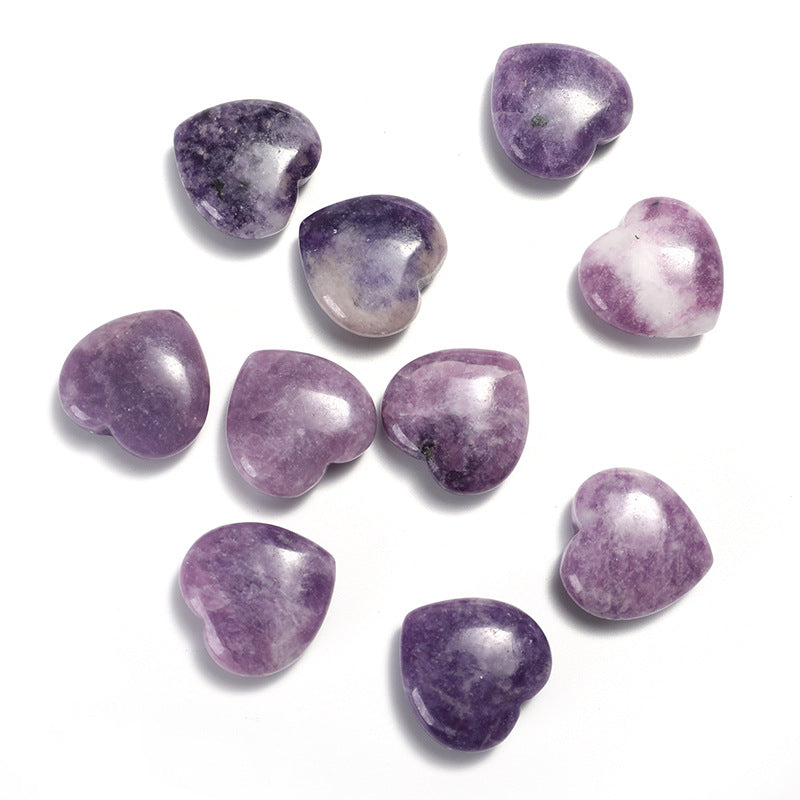 Wholesale 50PCS 15*15*9mm Small Heart Natural Stone Beads