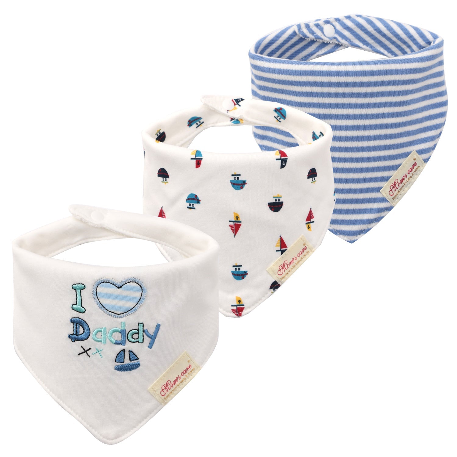 Wholesale Kids Bibs 3-Pack Cotton Baby Supplies 10pcs