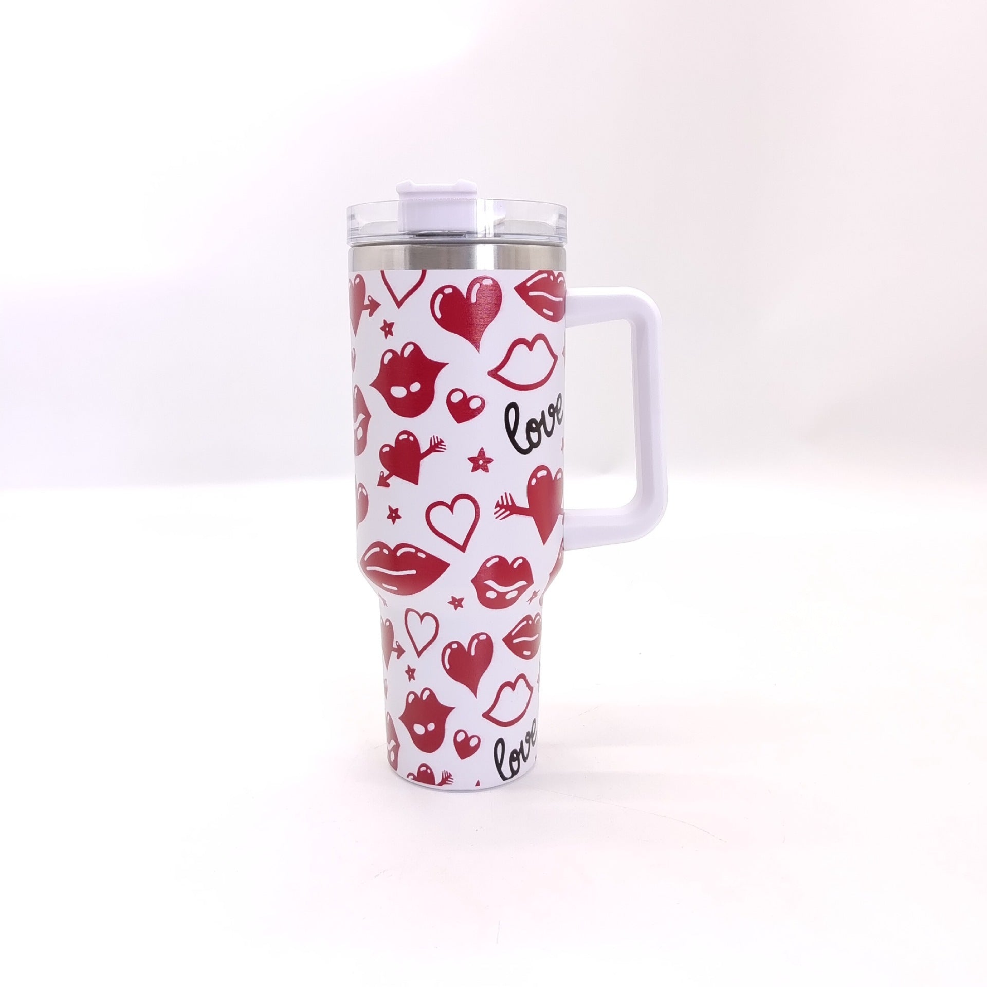Wholesale Tumbler Valentine's Day Double Layer Stainless Steel Ice Bullies Cup