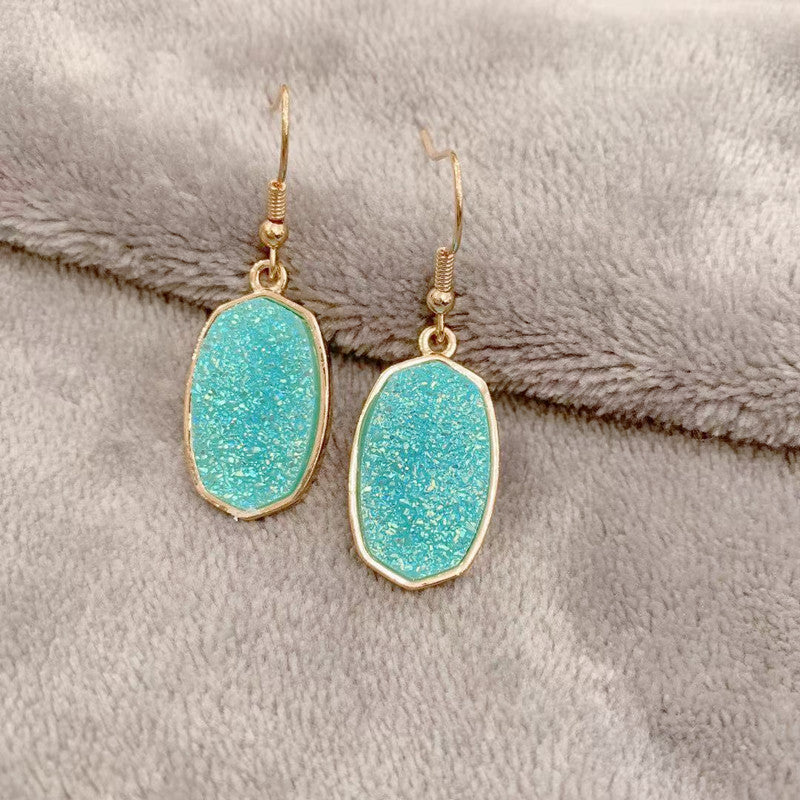 Pendientes De Aleación De Dientes De Resina Geométrica al por mayor