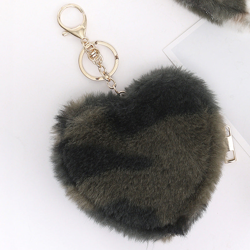 Llaveros De Monedero De Felpa De Corazón al por mayor