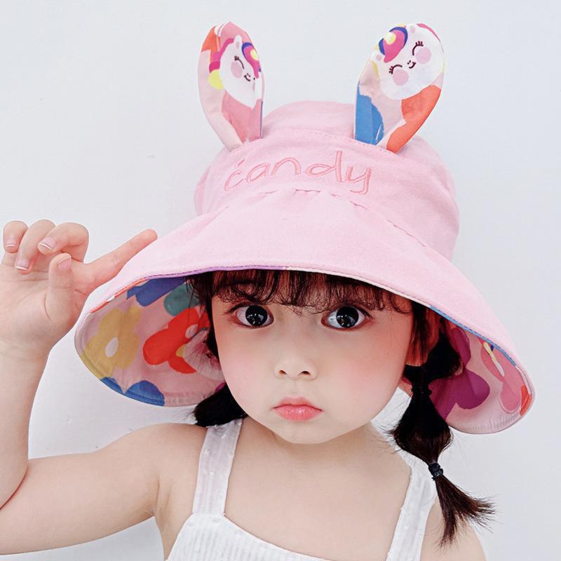 Wholesale Summer Kids Cute Rabbit Wool Beanie Hat