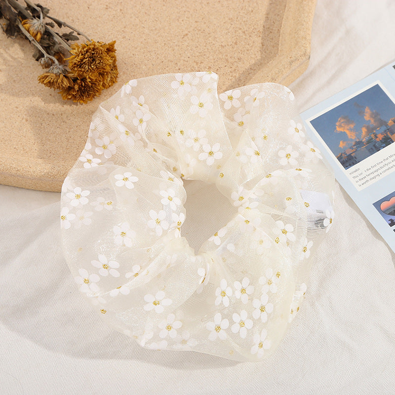 Wholesale LED Floral Tulle Hair Ties