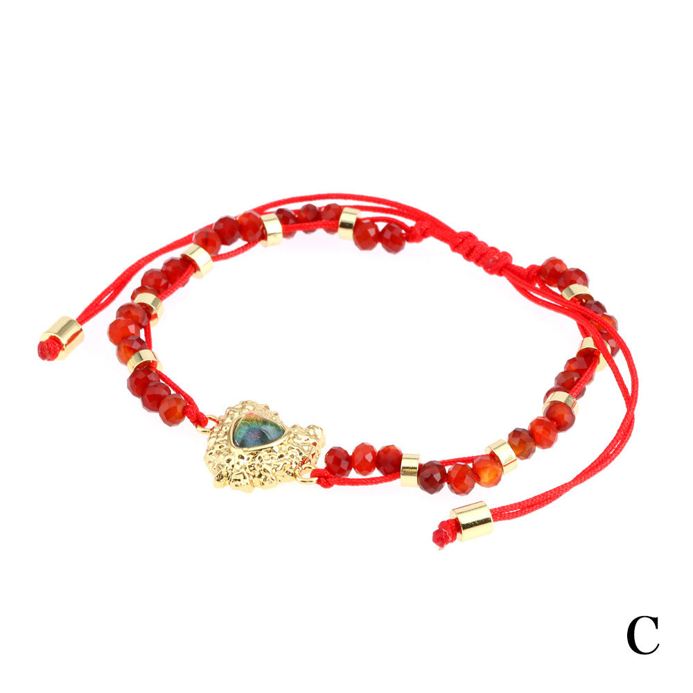 Pulseras Cobre Corazon Miyuki al por mayor