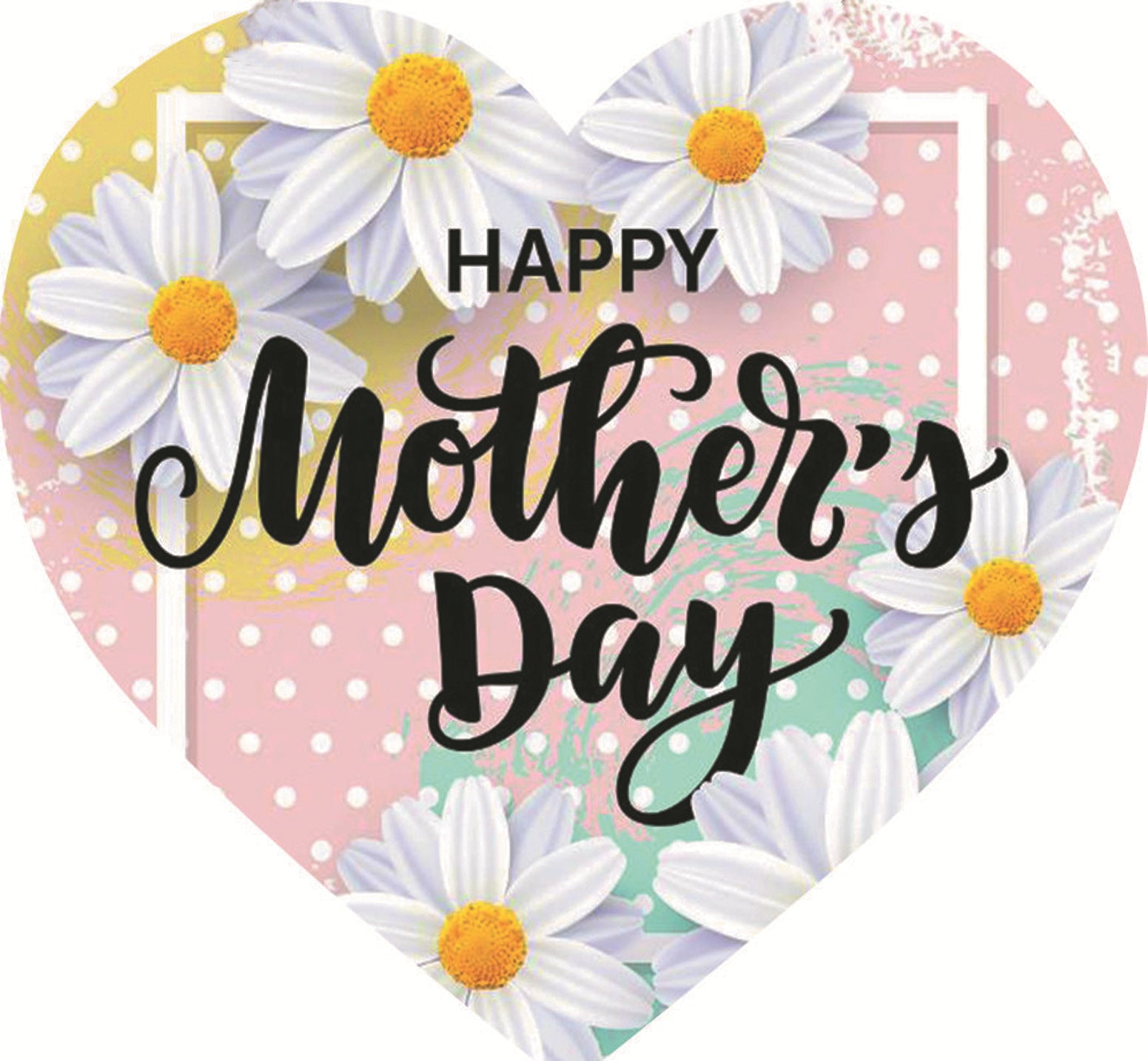 Venta al por mayor colgante de madera de la decoración del día de San Valentín del día de la madre