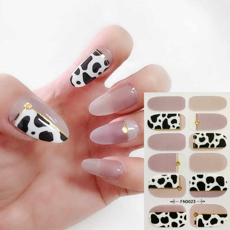 Wholesale Plastic Leopard Nail Art Stickers