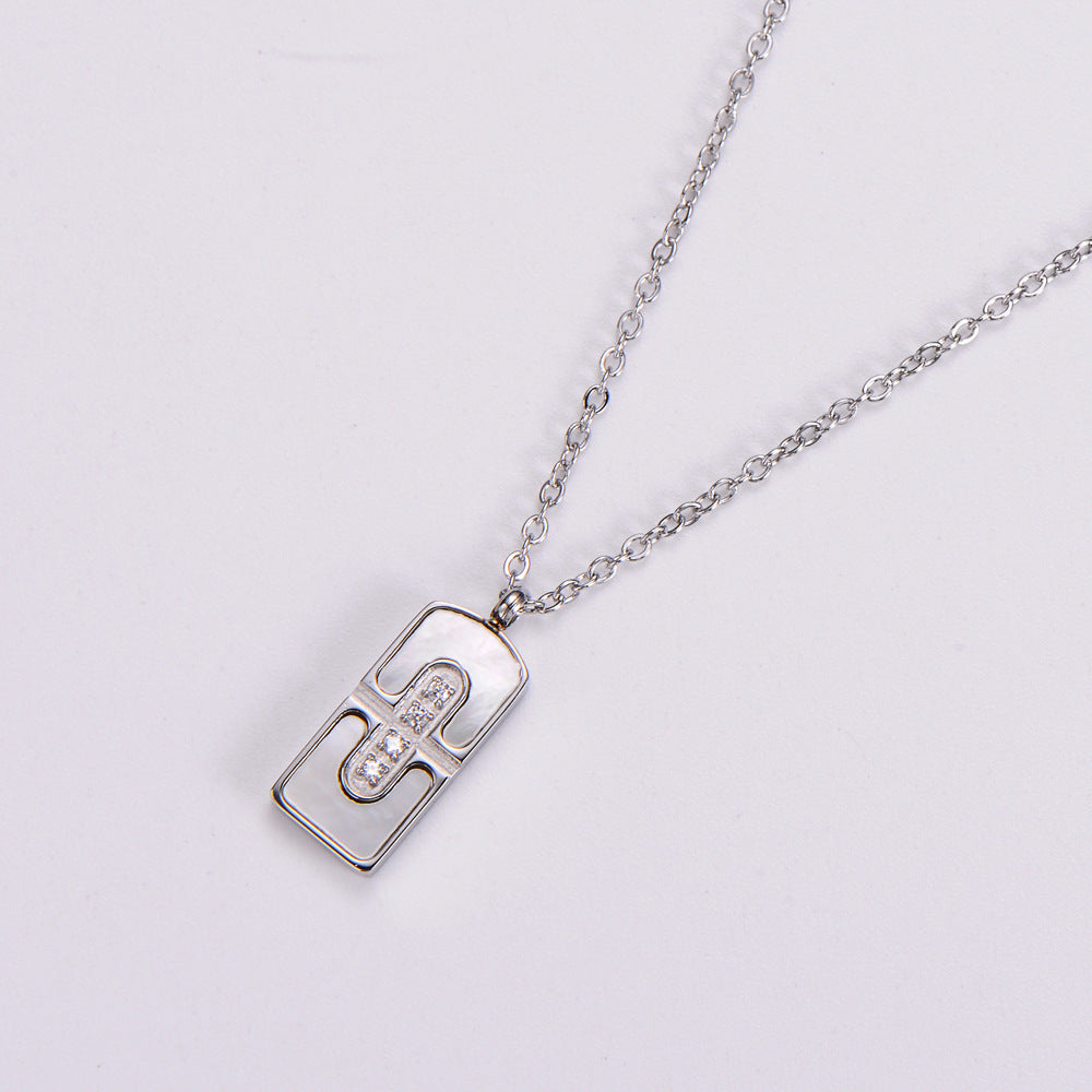Wholesale Stainless Steel Shell Pendant Necklace
