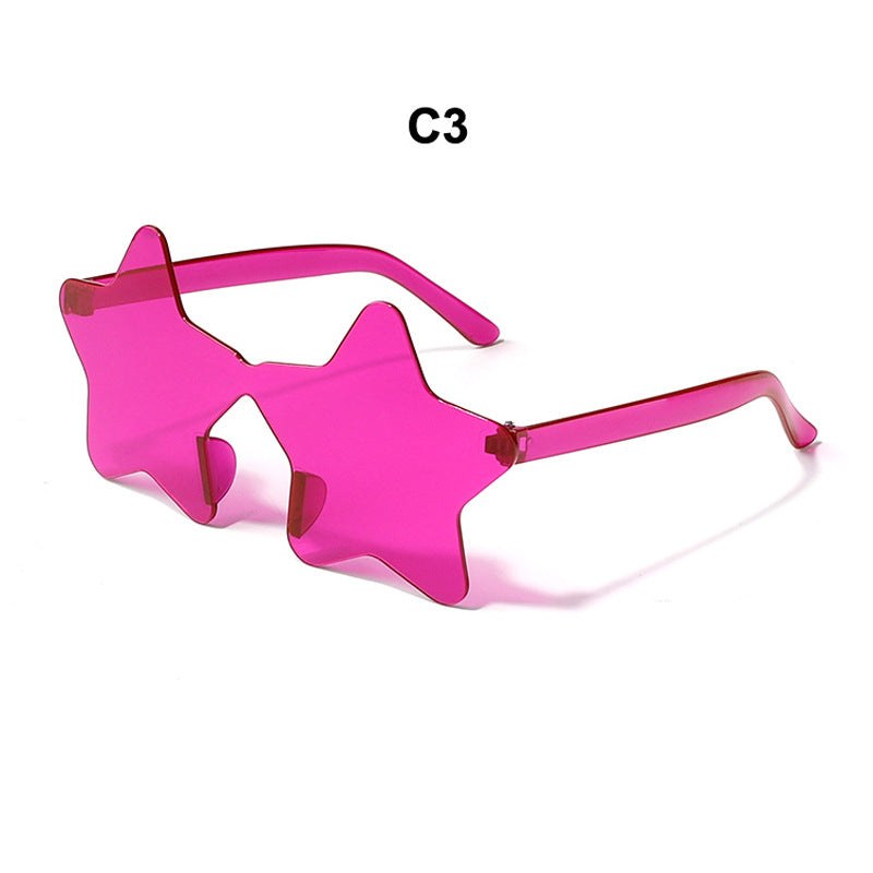 Wholesale PC Star Sunglasses Integrated Frameless Sunglasses