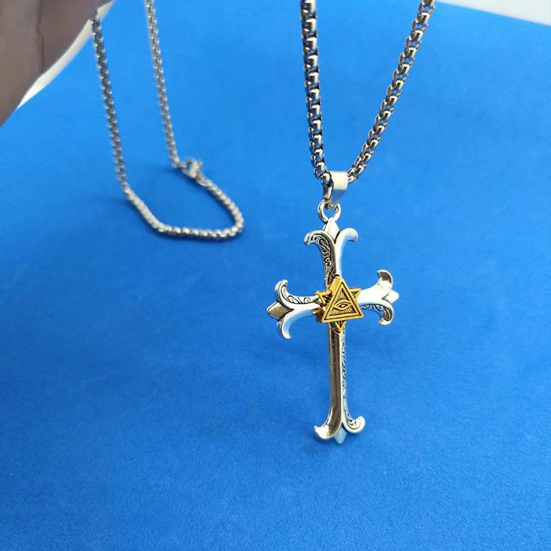 Wholesale Stainless Steel Cross Pendant Necklace