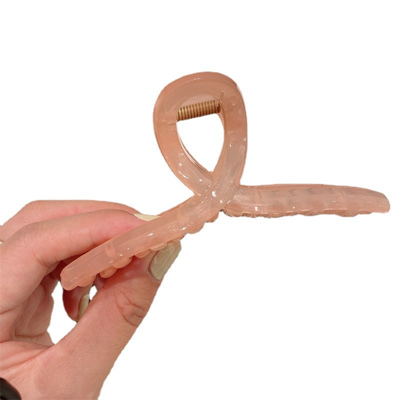 Pinzas Para El Cabello De Acrílico De Color Jalea Grande al por mayor