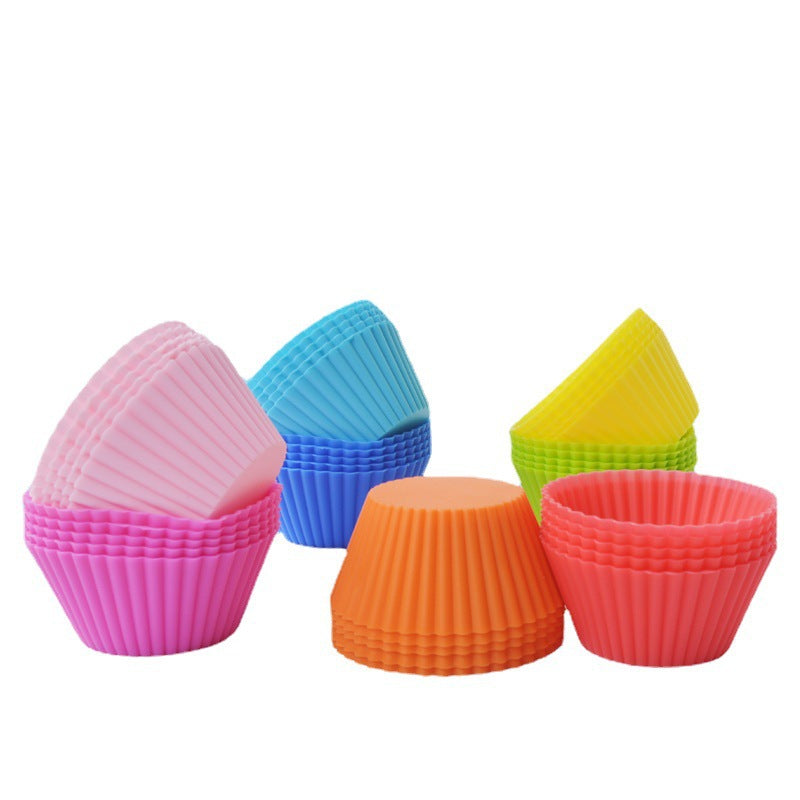 Wholesale Silicone Round 7cm Cake Cup